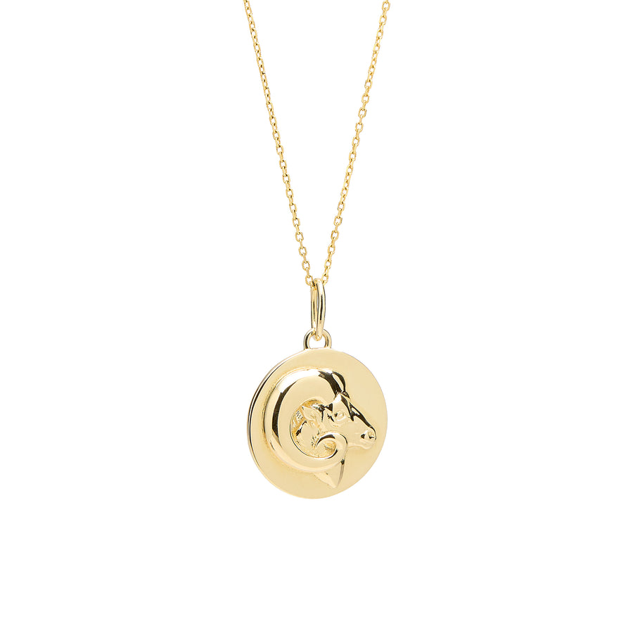 14k Solid Gold Mini Zodiac Pendants