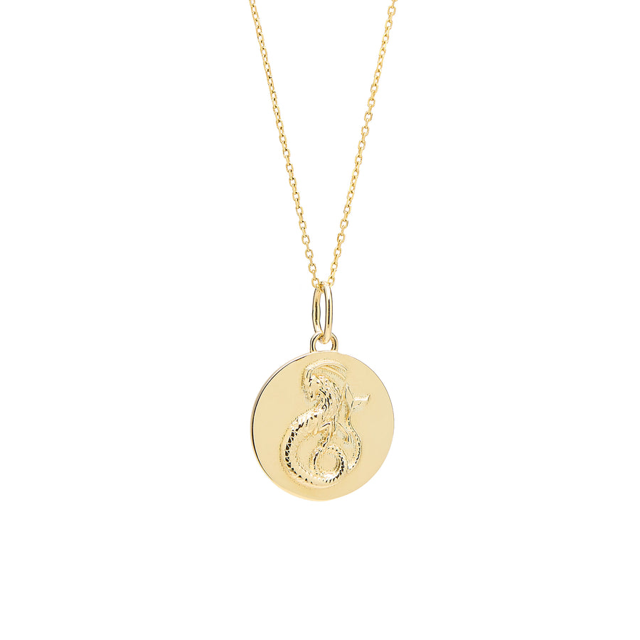 14k Solid Gold Mini Zodiac Pendants