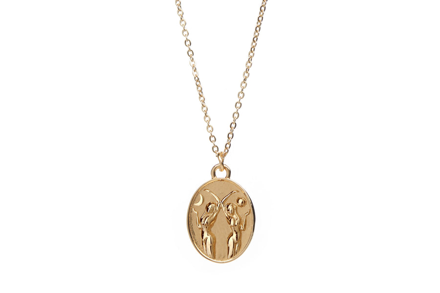 Silver & Gold-Plated Zodiac Pendants