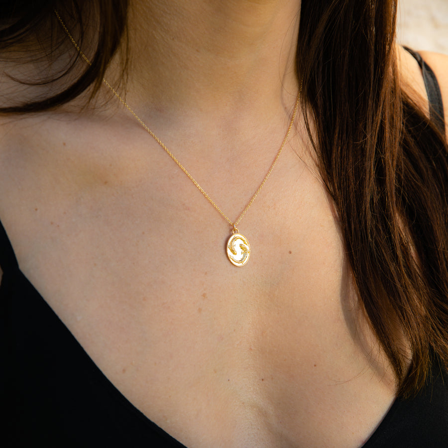 Silver & Gold-Plated Zodiac Pendants