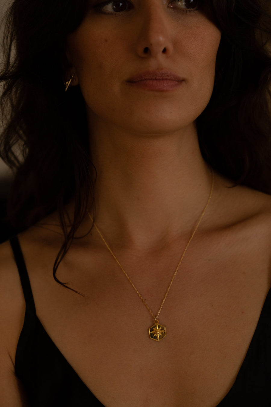 NORTHERN STAR HEXAGON PENDANT