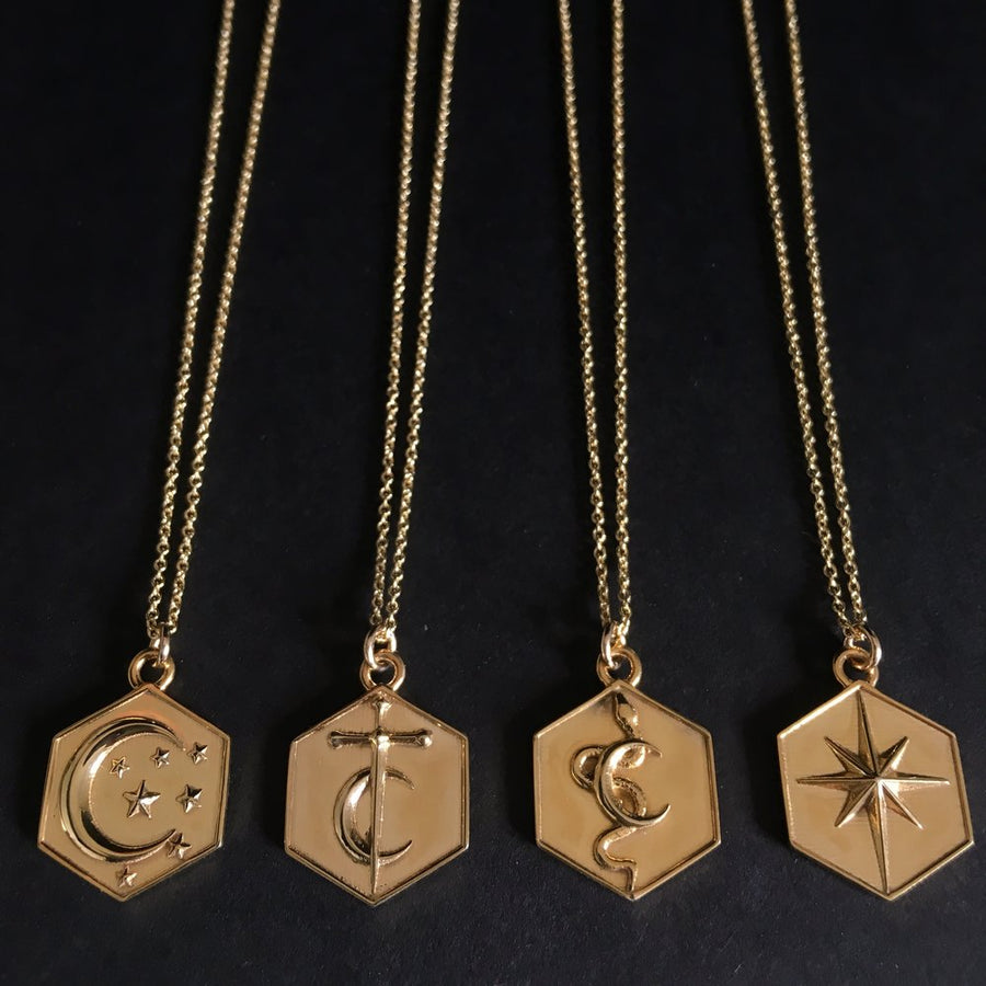 NORTHERN STAR HEXAGON PENDANT