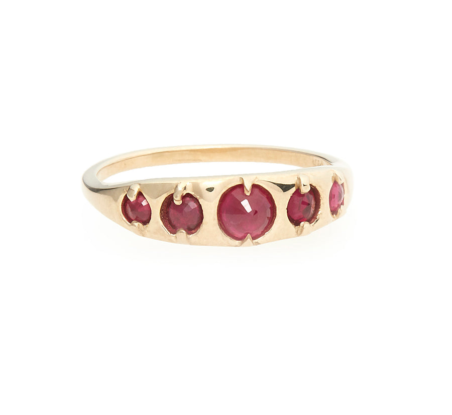 Five Ruby Ring