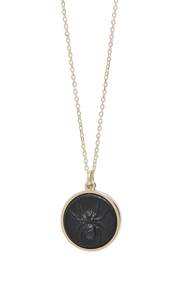 SPIDER RAISED INTAGLIO PENDANT
