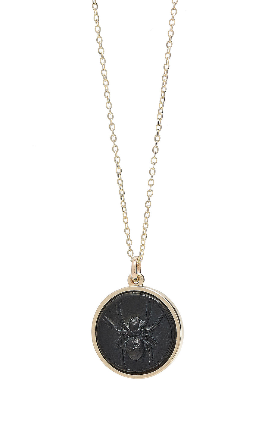 SPIDER RAISED INTAGLIO PENDANT