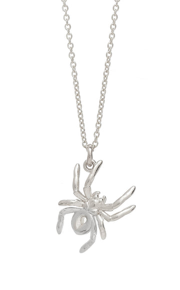 STERLING SILVER SPIDER PENDANT