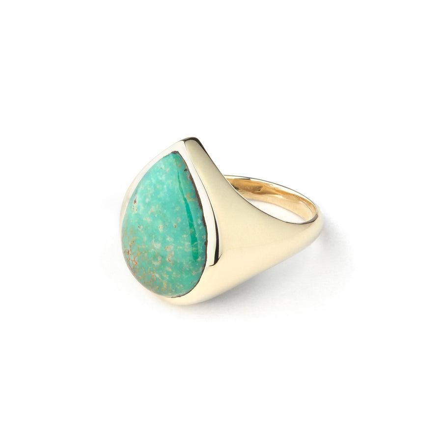 Turquoise Teardrop Ring